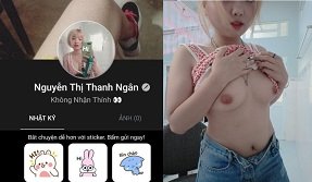 sex gái lồn non Nguyễn Thị Thanh Ngân lộ clip sex cực sướng
